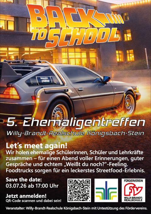 Flyer Ehemaligentreffen