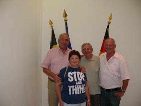 Ehrenbürger von Rubiera und Neulingen, von links: Karl Spörr Anna Farioli, Paolo Avanzi und Heinrich Furrer.