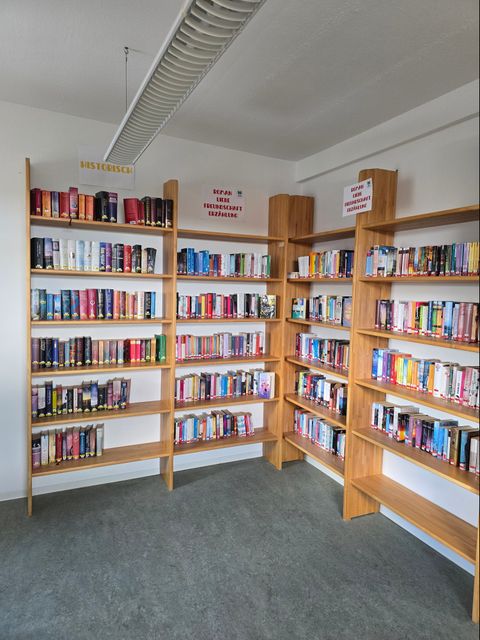 Bücher schön übersichtlich dargestellt